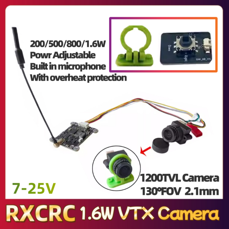 RXCRC 5.8G Module 48CH 1.6W VT - огляд і ціна Drone Transmitter