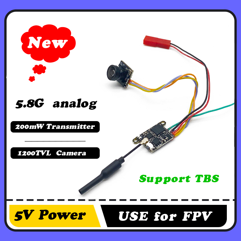 SLONWAKE 5.8G 1200TVL FPV Came - огляд і ціна Drone Receiver